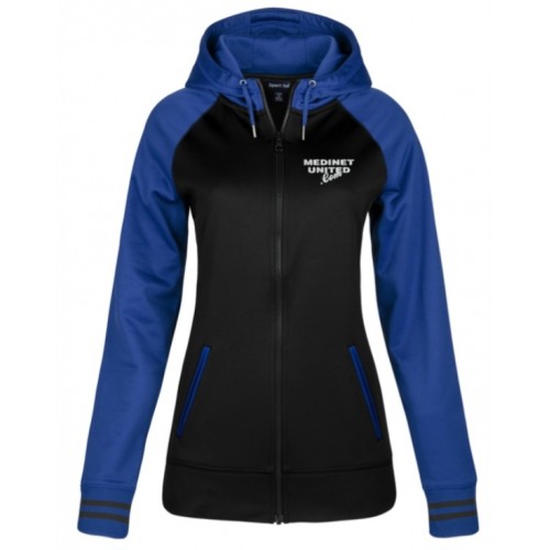 Medinet United Ladies Sport-Wick Hooded Fleece jacket