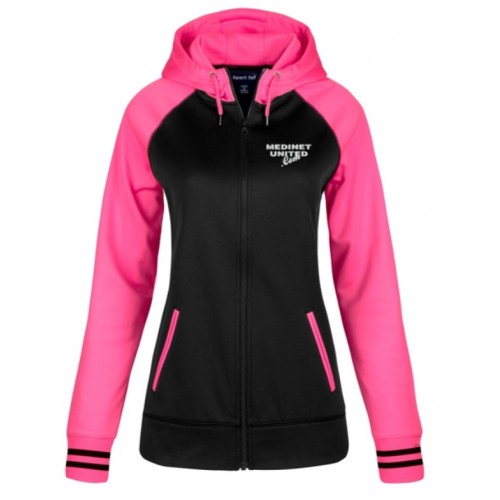 Medinet United Ladies Sport-Wick Hooded Fleece jacket