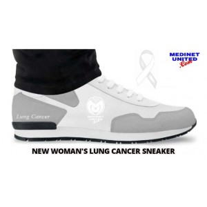 MedinetUnited Lung Cancer Awareness Sneaker