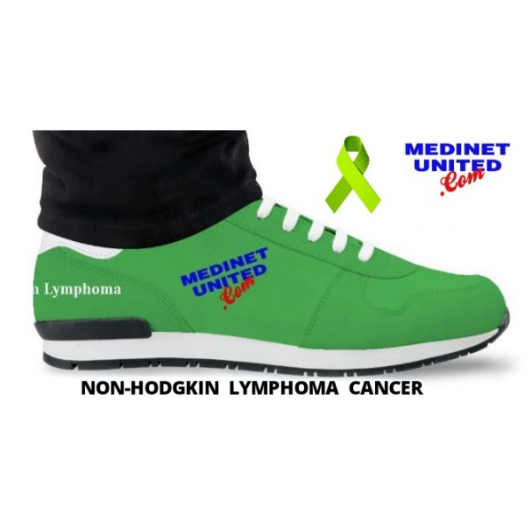 MedinetUnited MU11 - Non-Hodgkin Lyphoma Cancer Awarness Sneaker