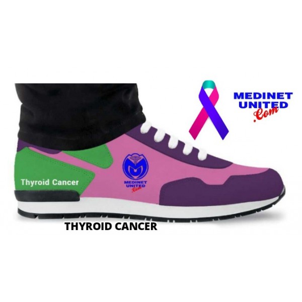MedinetUnited Thyroid Cancer Awareness Sneaker