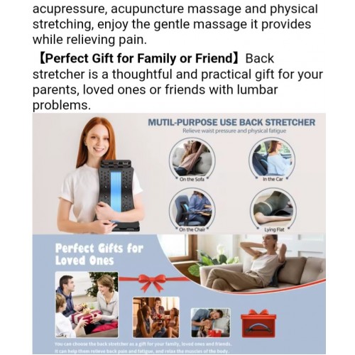 Lumber Spine Back Massage Traction Reliever
