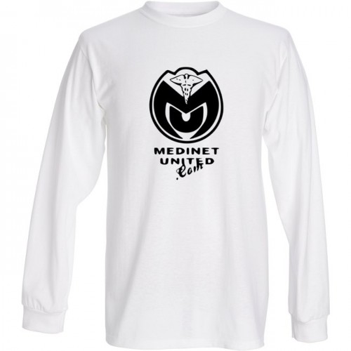 MedinetUnited Black Logo Long Sleeve Shirt