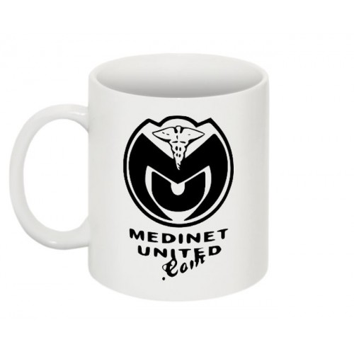 MedinetUnited Black Logo Mug