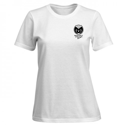MedinetUnited Black Logo Women Short Sleeve Tshirt