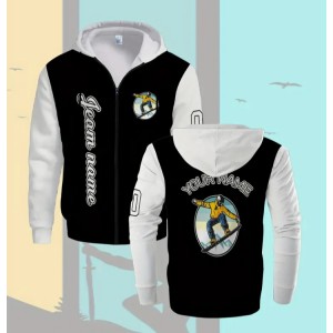 Custom Casual Sport Zip Up Sweatshirt Hoodie for Your Department