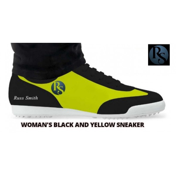Russ Smith Woman's Yellow and Black Signature Sneaker