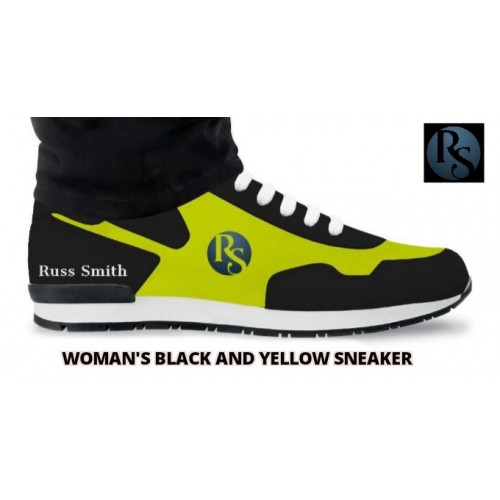 Russ Smith Woman's Yellow and Black Signature Sneaker