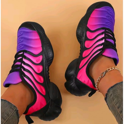 Women's Multi-Color Casual Sport Sneakers